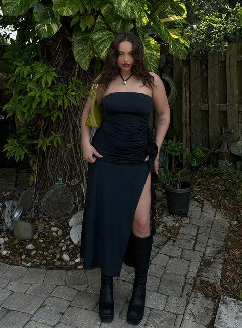 Samirah Maxi Dress Black Product Image