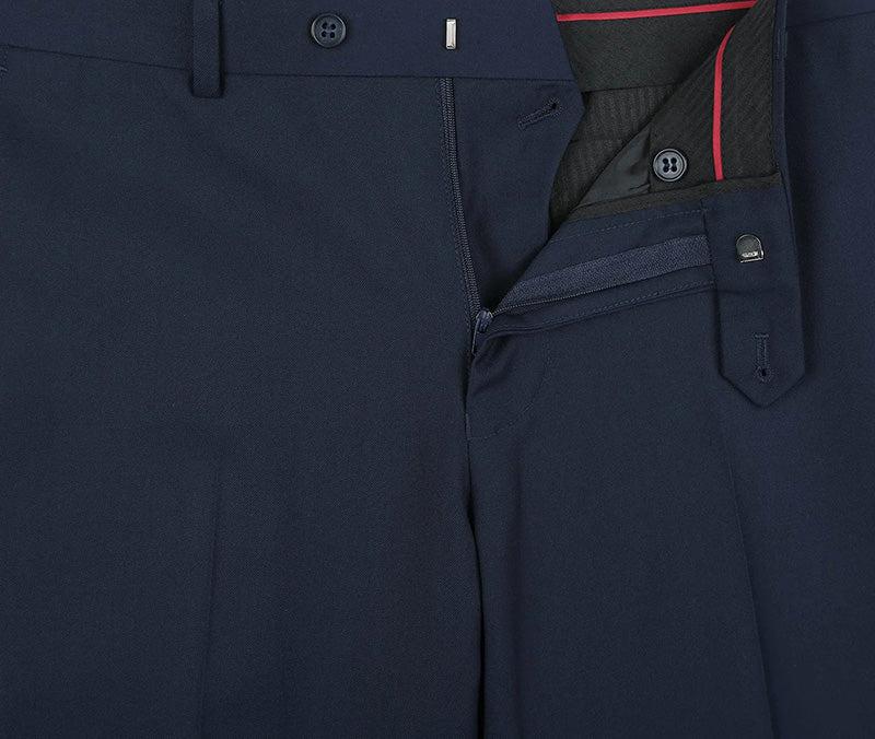 Vanderbilt Collection - Classic 2 Piece Suit 2 Buttons Regular Fit In Navy Product Image