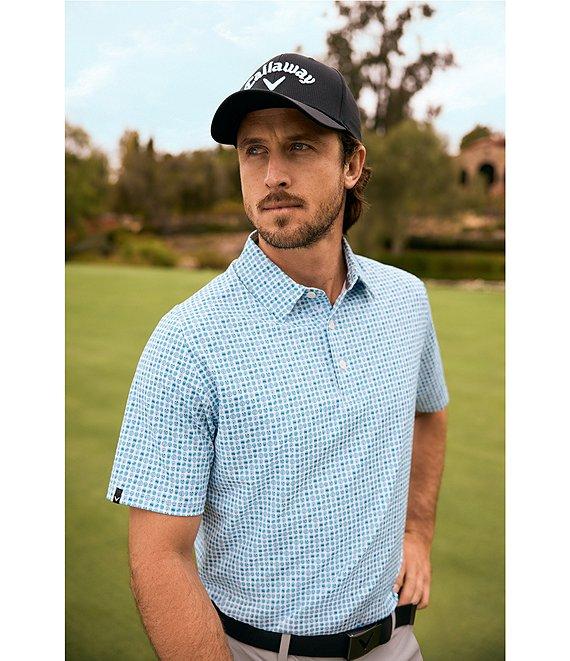 Callaway 18th Hold Food Print Short Sleeve Golf Polo Shirt Product Image