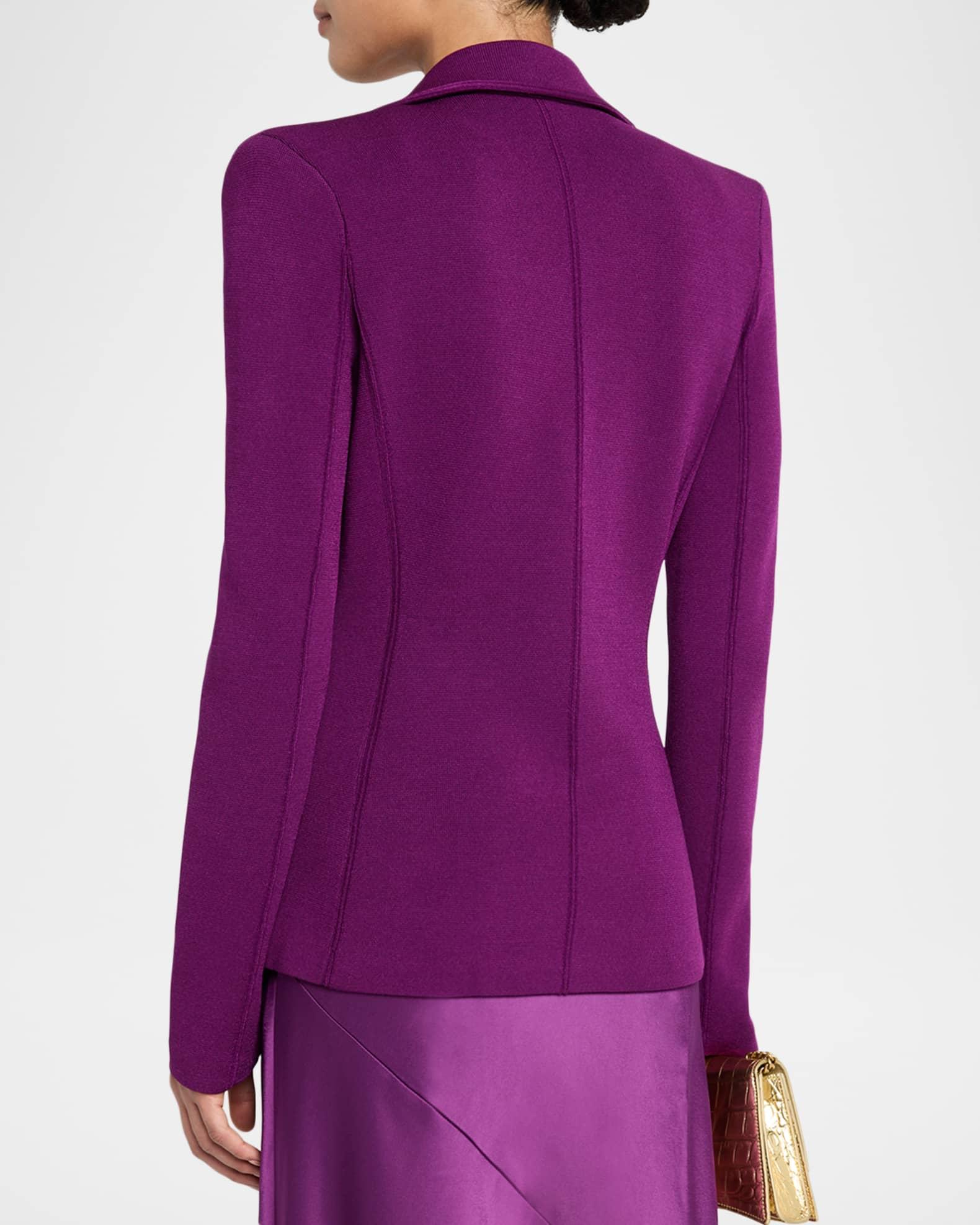 Milano Stretch Crepe Knit Jacket Product Image