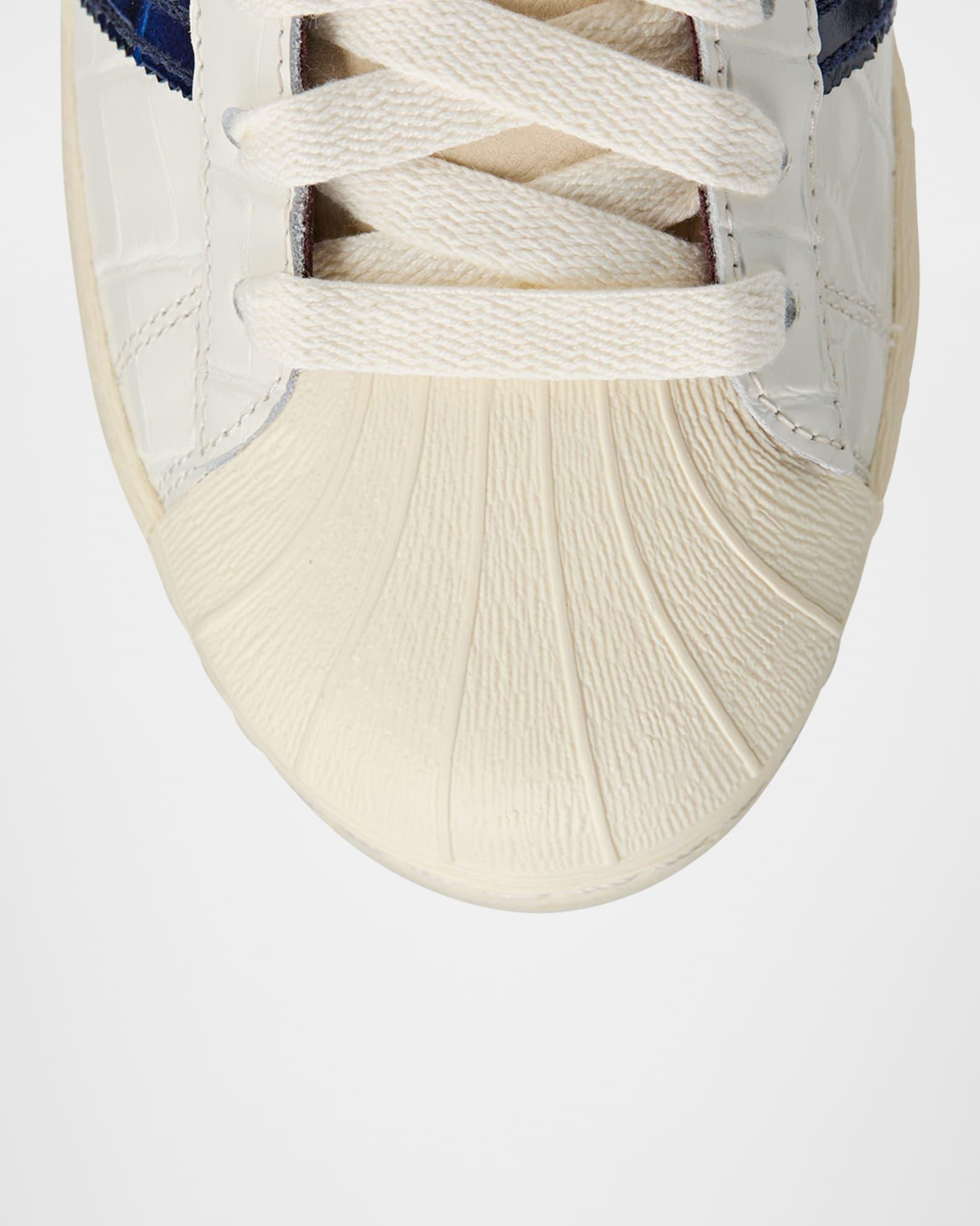 x Wales Bonner Men's Superstar Croc-Effect Low-Top Sneakers Product Image