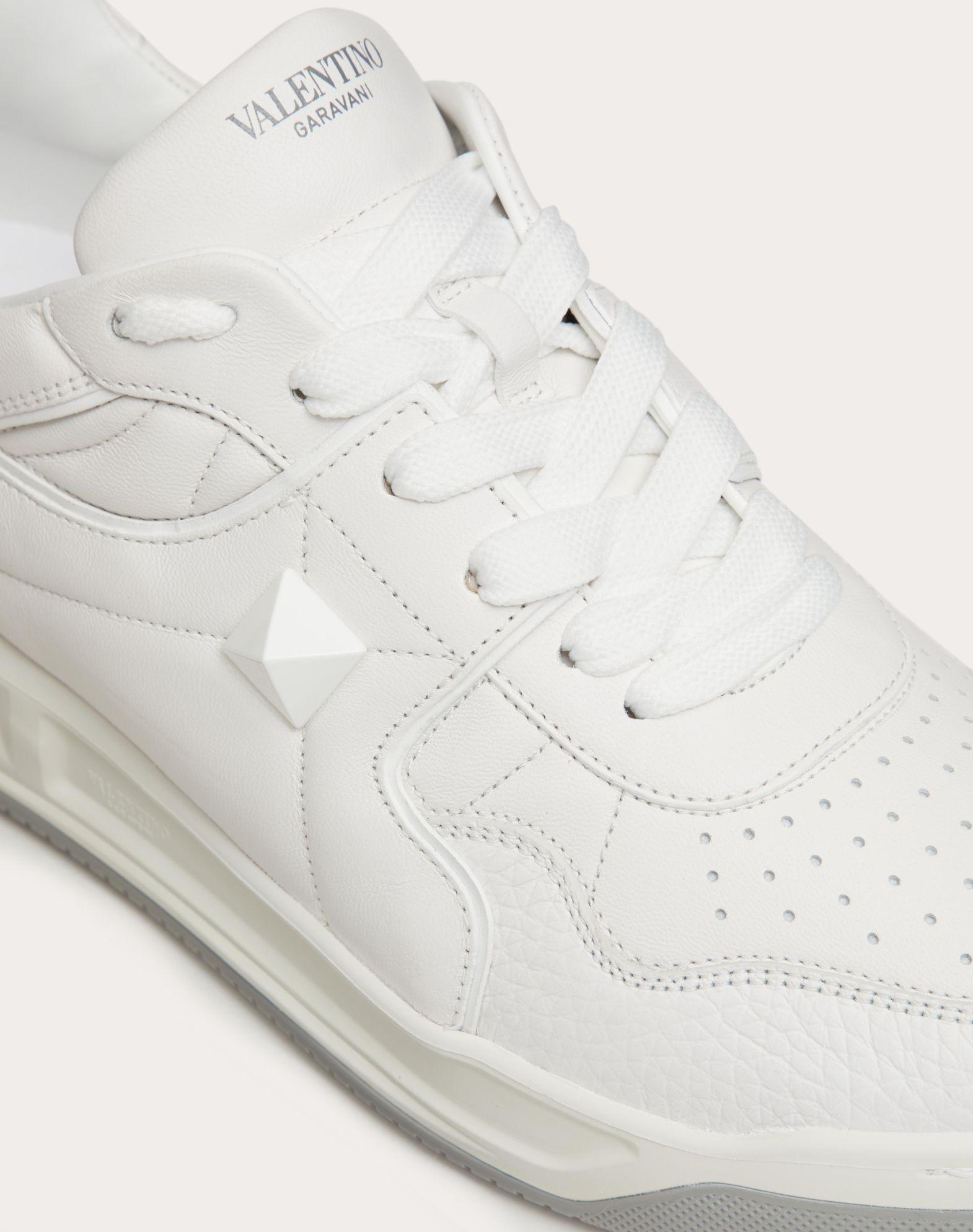One Stud Low-Top Nappa Sneaker  Product Image