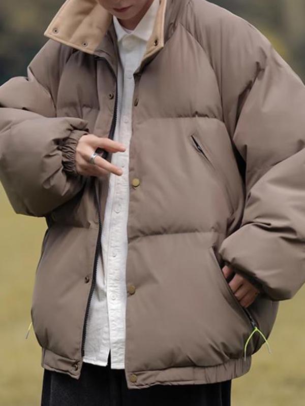 Men's Solid Side Slip Pocket Lapel Neck Jacket Product Image