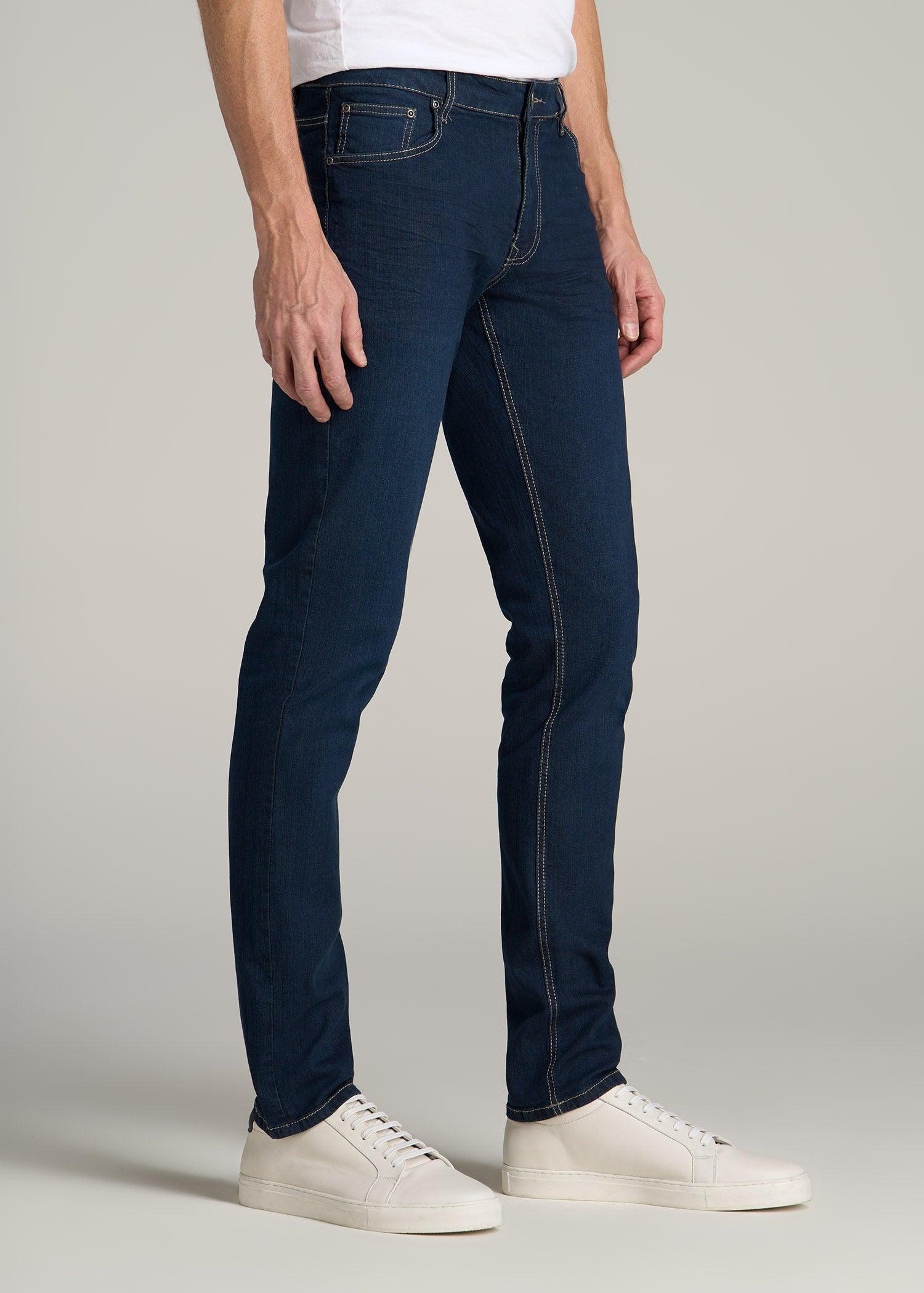Carman TAPERED Jeans for Tall Men in Blue Steel Male Product Image