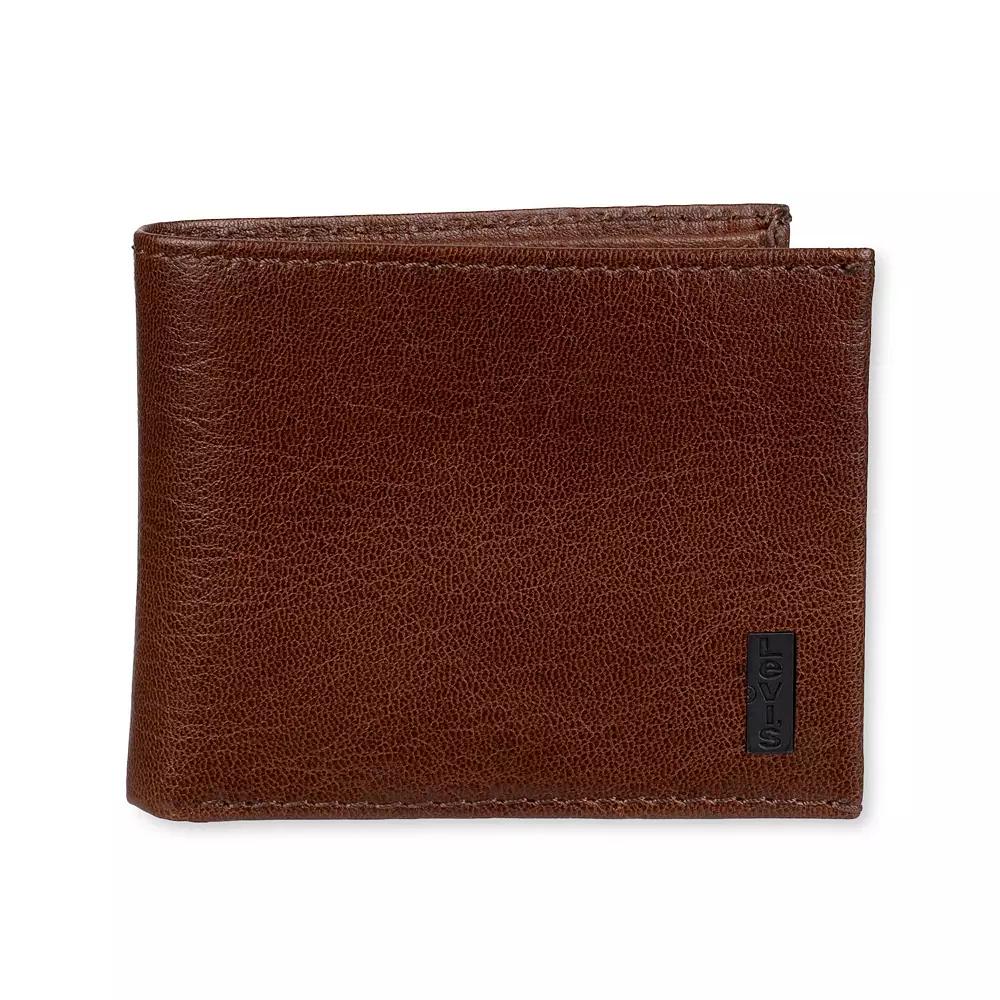 Men's Levi's RFID-Blocking Extra-Capacity Bifold Traveler Wallet, Brown Product Image