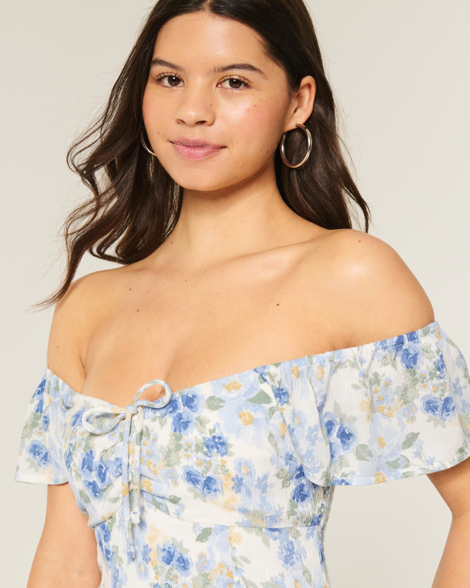 On/Off-the-Shoulder Maxi Dress Product Image