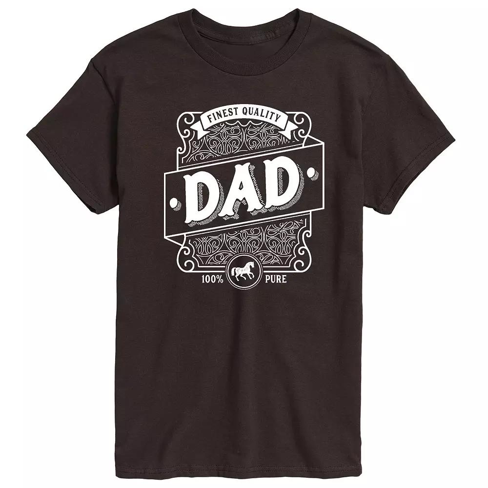 Men's Dad Liquor Label Graphic Tee,  Product Image