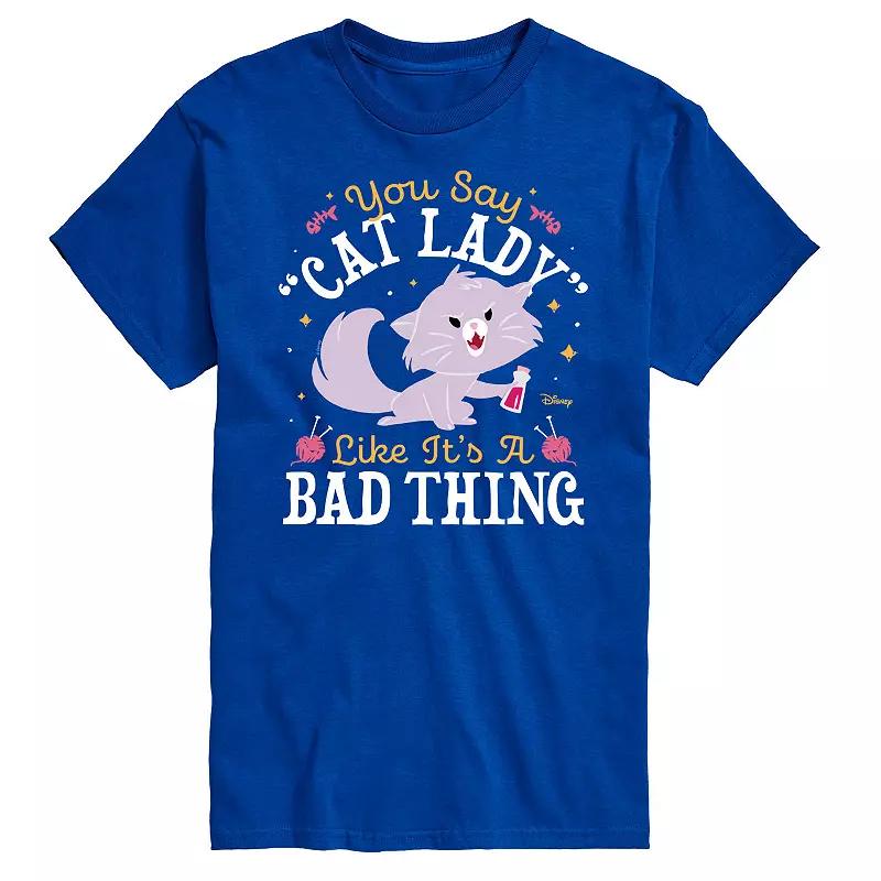 Disney's The Aristocats Men's Cat Lady Like Its a Bad Thing Graphic Tee,  Product Image