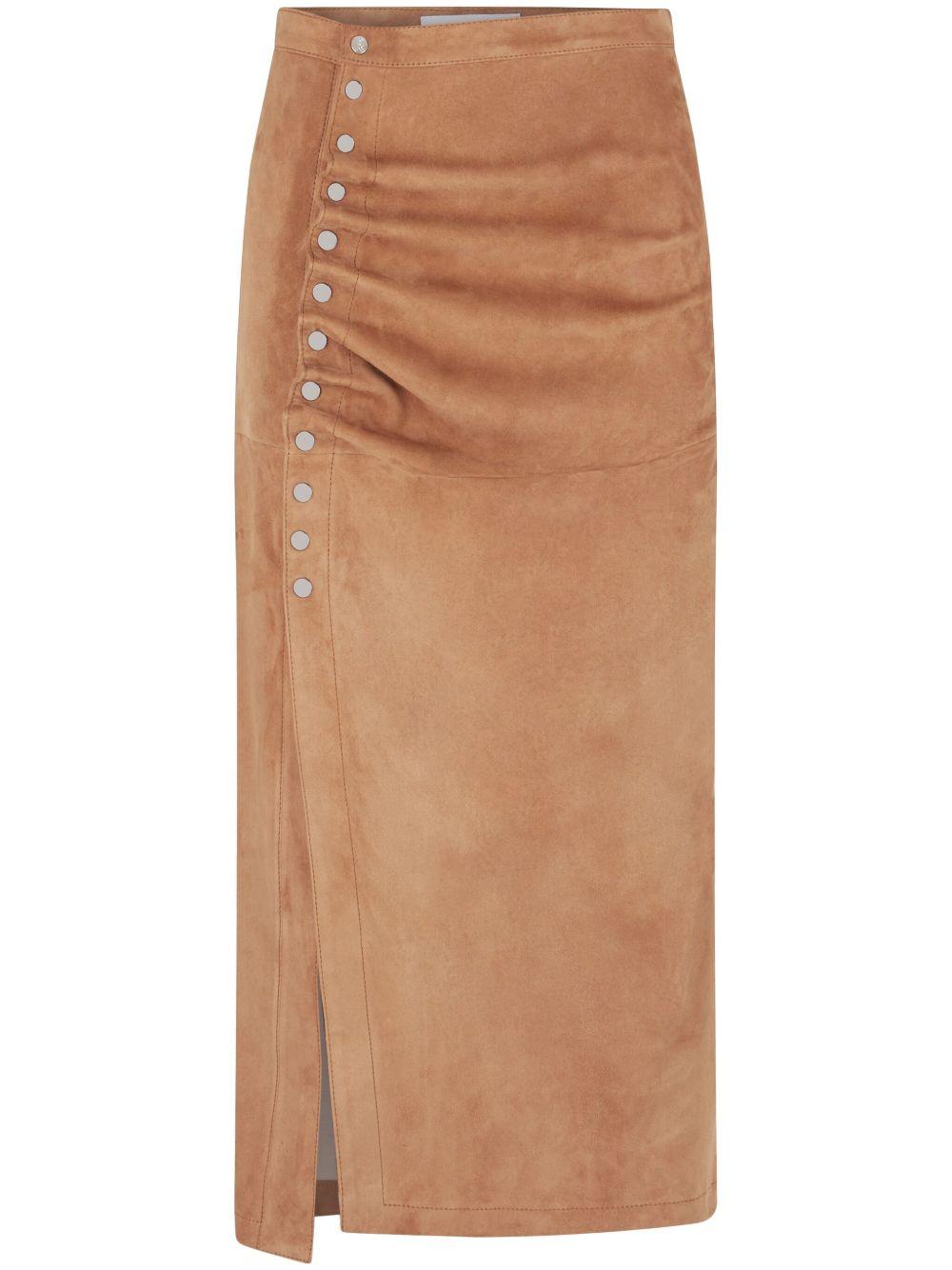 suede midi skirt Product Image