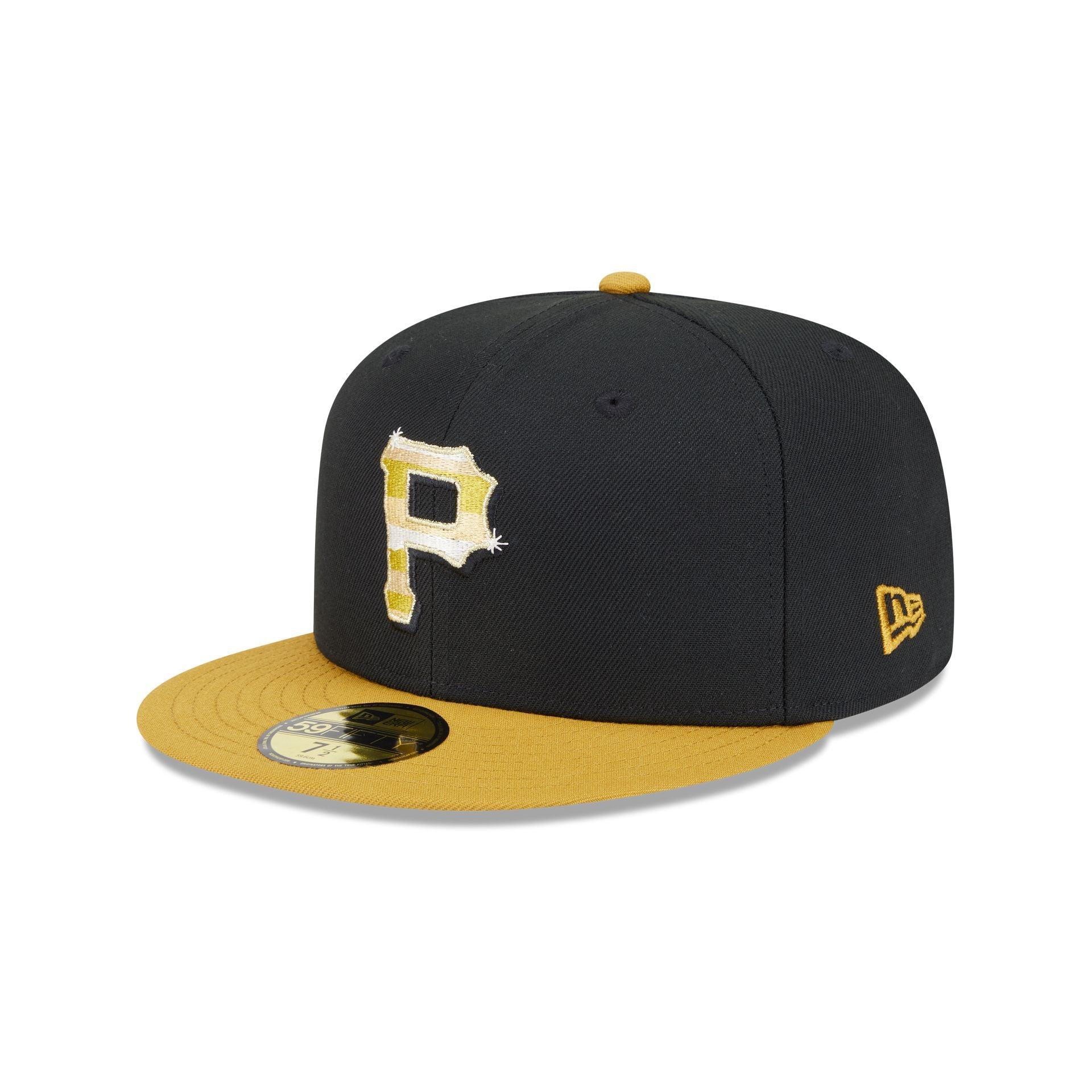 Cleveland Guardians Metallic Gold Logo 59FIFTY Fitted Hat Male Product Image