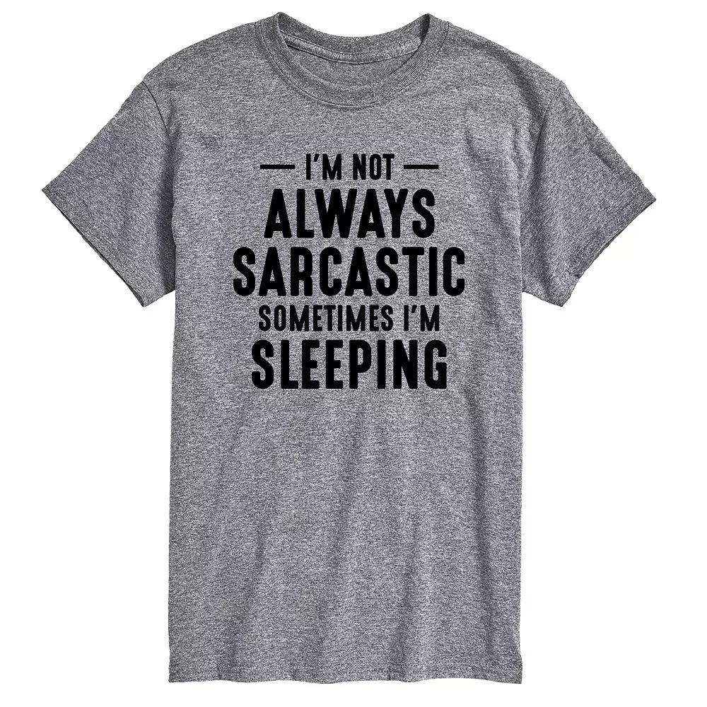 Big & Tall I'm Not Always Sarcastic Graphic Tee, Men's,  Product Image