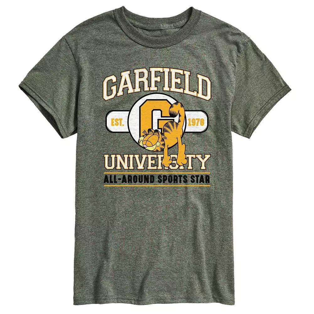 Men's Garfield University Sports Star Graphic Tee,  Product Image