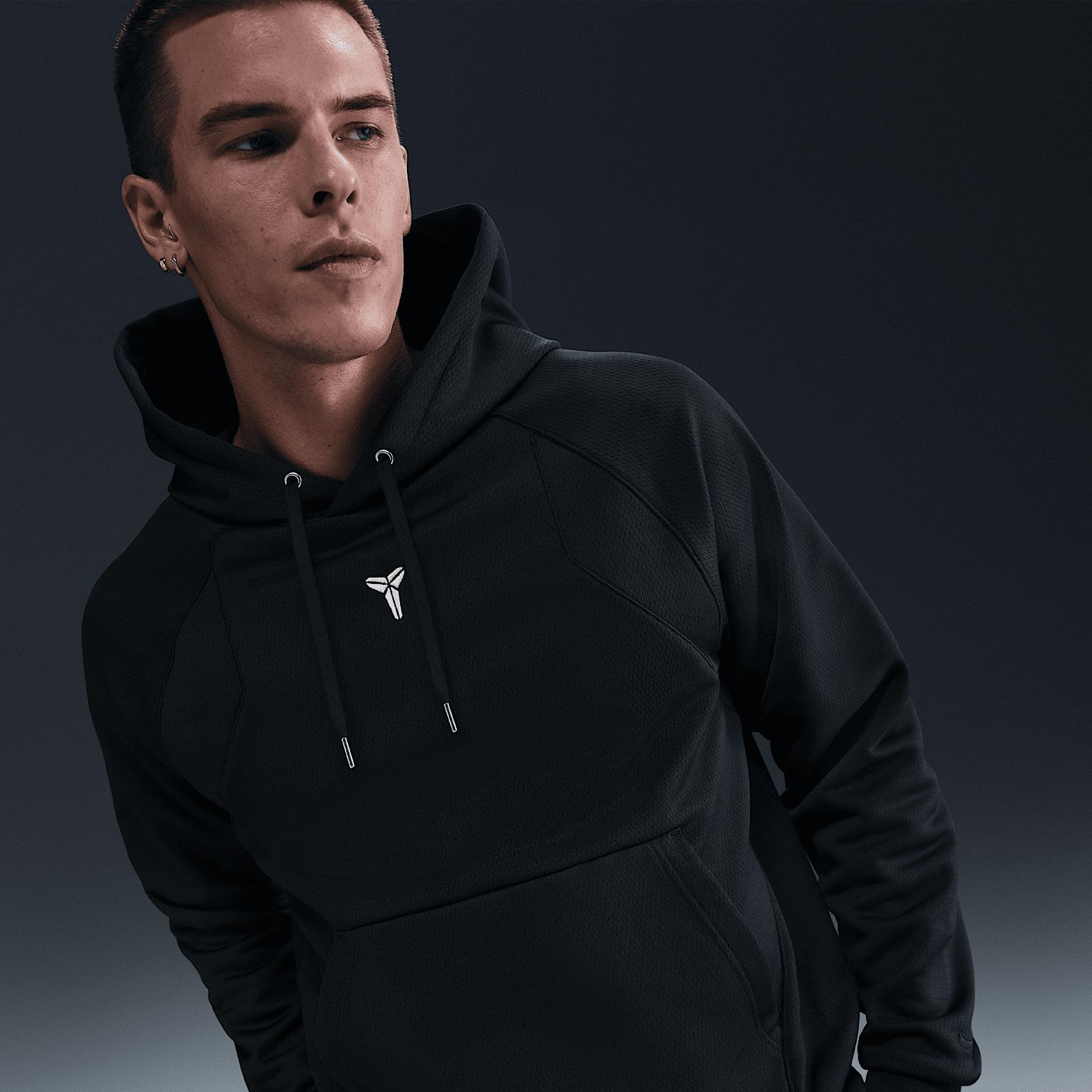 Nike Mens Kobe Therma-FIT Pullover Hoodie | HJ8109-010 Product Image