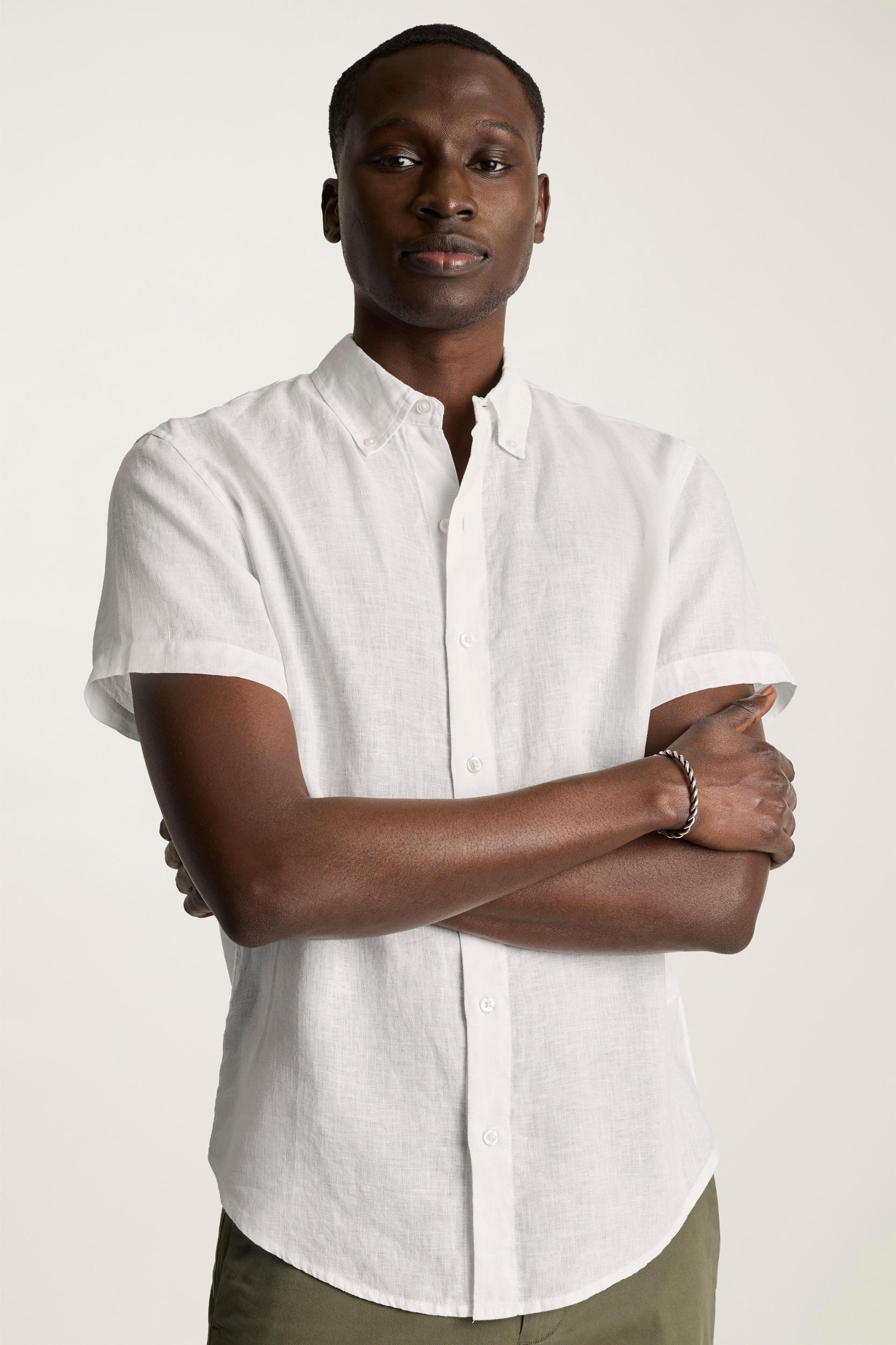 Riviera Linen Short Sleeve Shirt Product Image