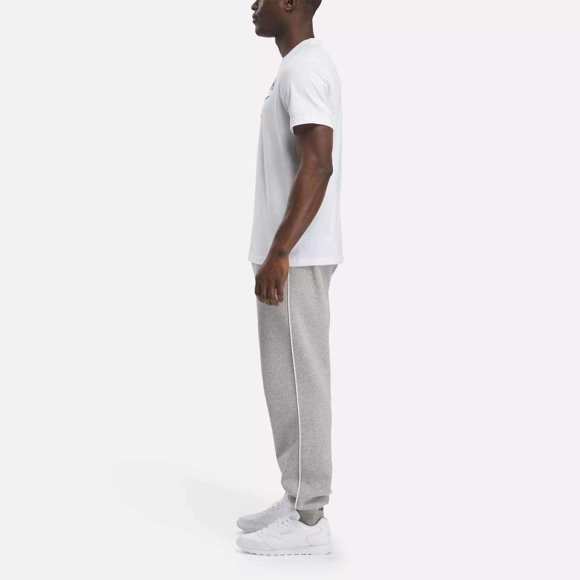 Men's Reebok Identity Big Stacked Logo T-Shirt Male Product Image