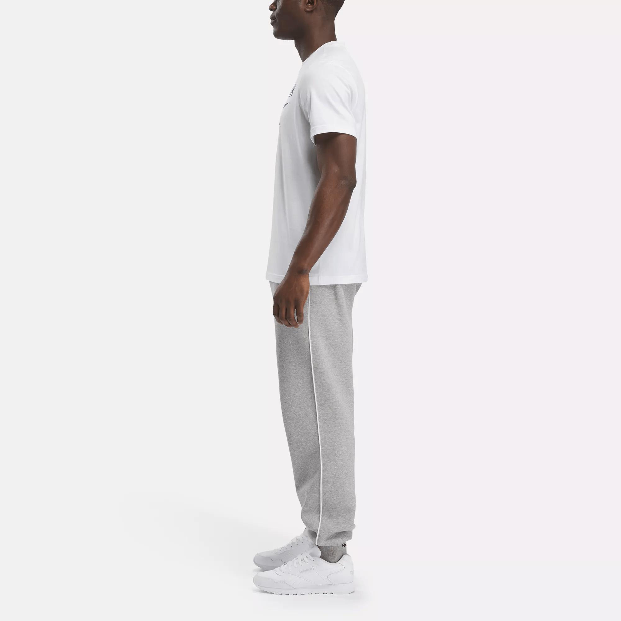 Men's Reebok Identity Big Stacked Logo T-Shirt Male Product Image