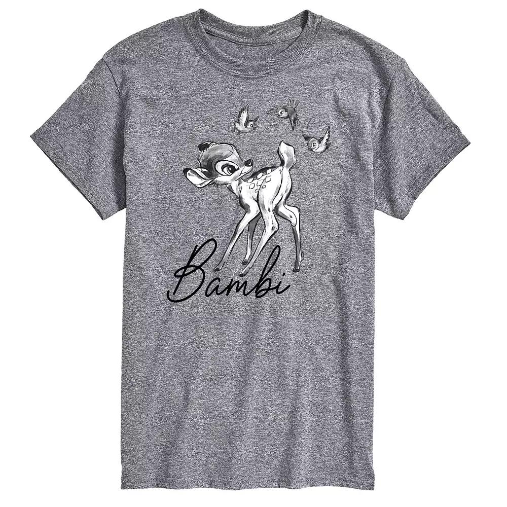 Disney's Bambi Big & Tall Watercolor Graphic Tee, Men's,  Product Image