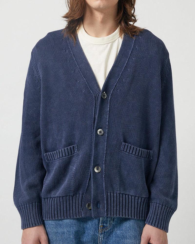 Acid Wash Cardigan - Midnight Product Image