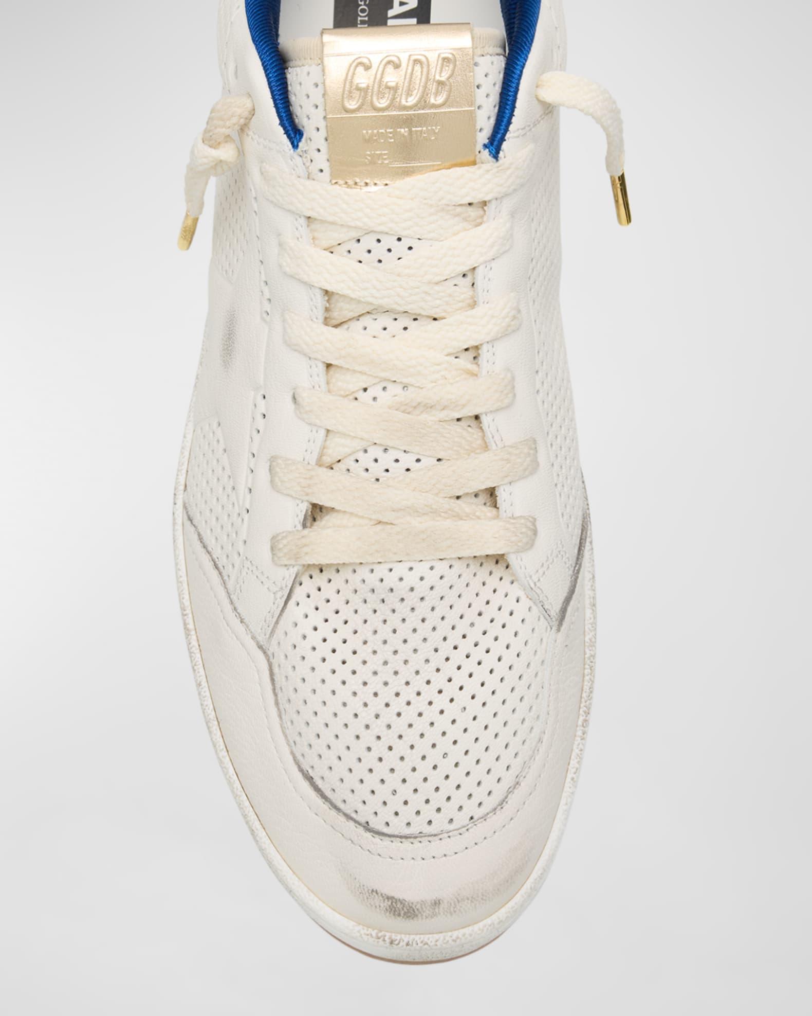 Men's Ball Star Perforated Leather Low-Top Sneakers  Product Image