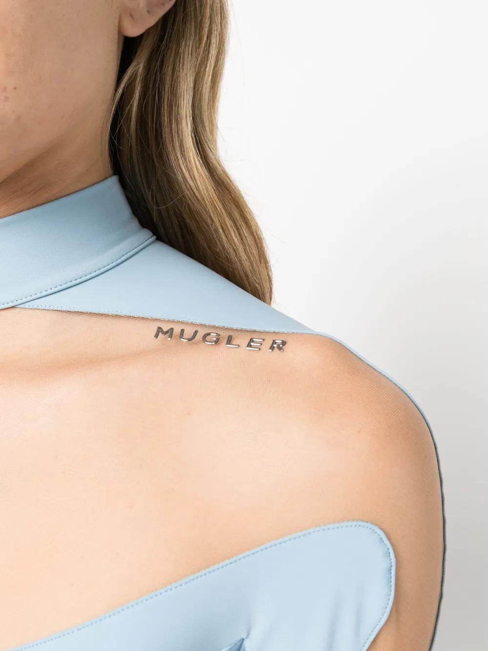 panelled sheer bodysuit Product Image