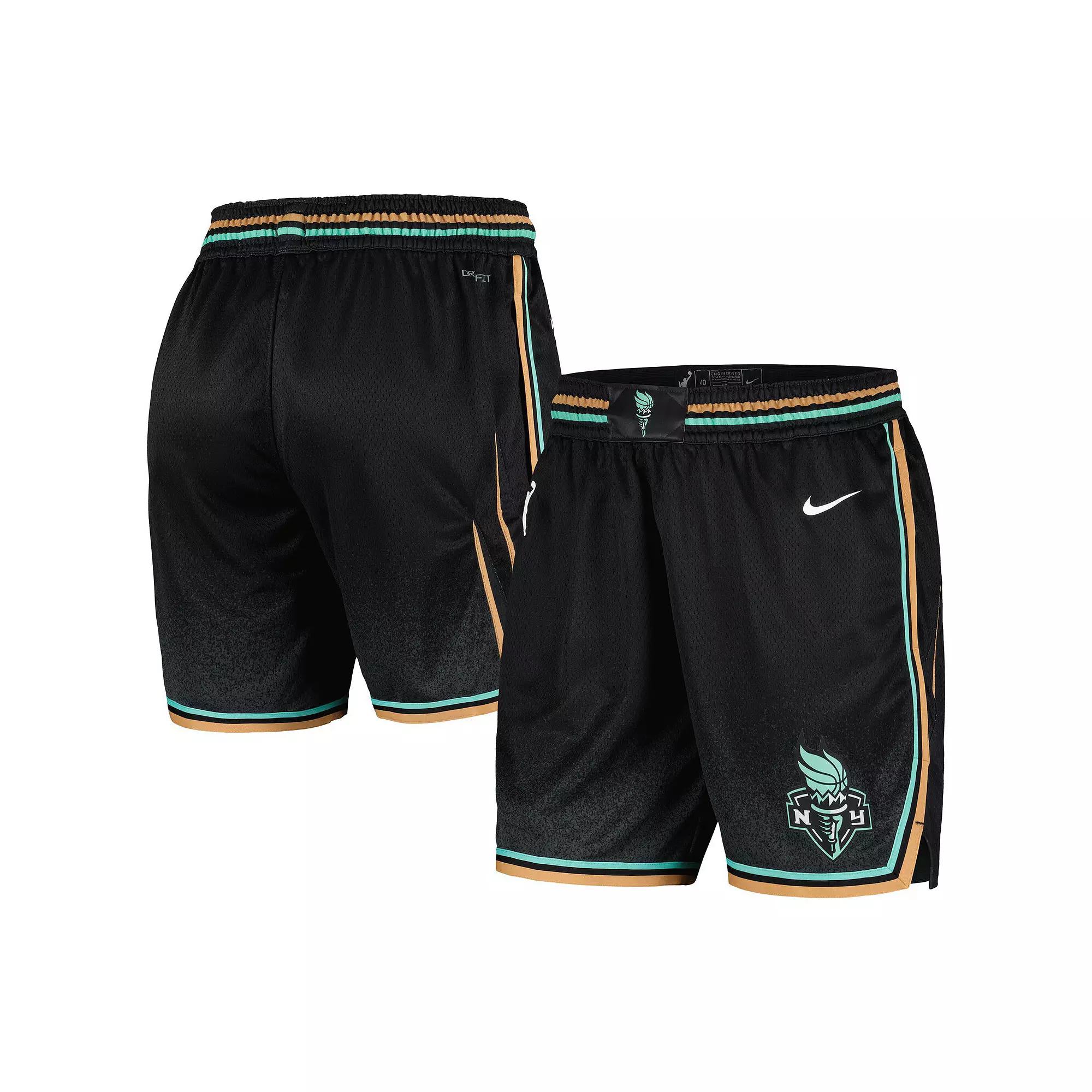 Women's Nike Black New York Liberty On-Court Victory Performance Shorts,  Product Image