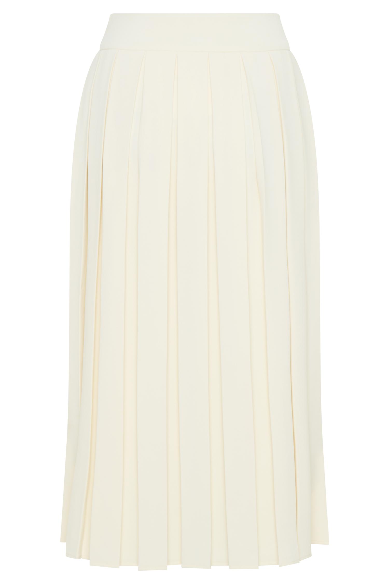 Sunny Pleated Midi Skirt - Ivory Product Image