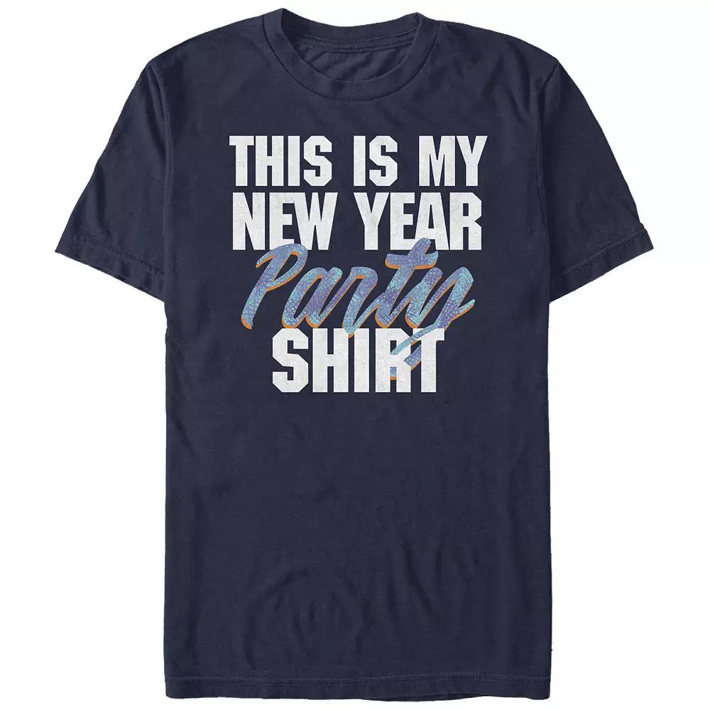 Men's This Is My New Year Party Shirt Graphic Tee,  Product Image