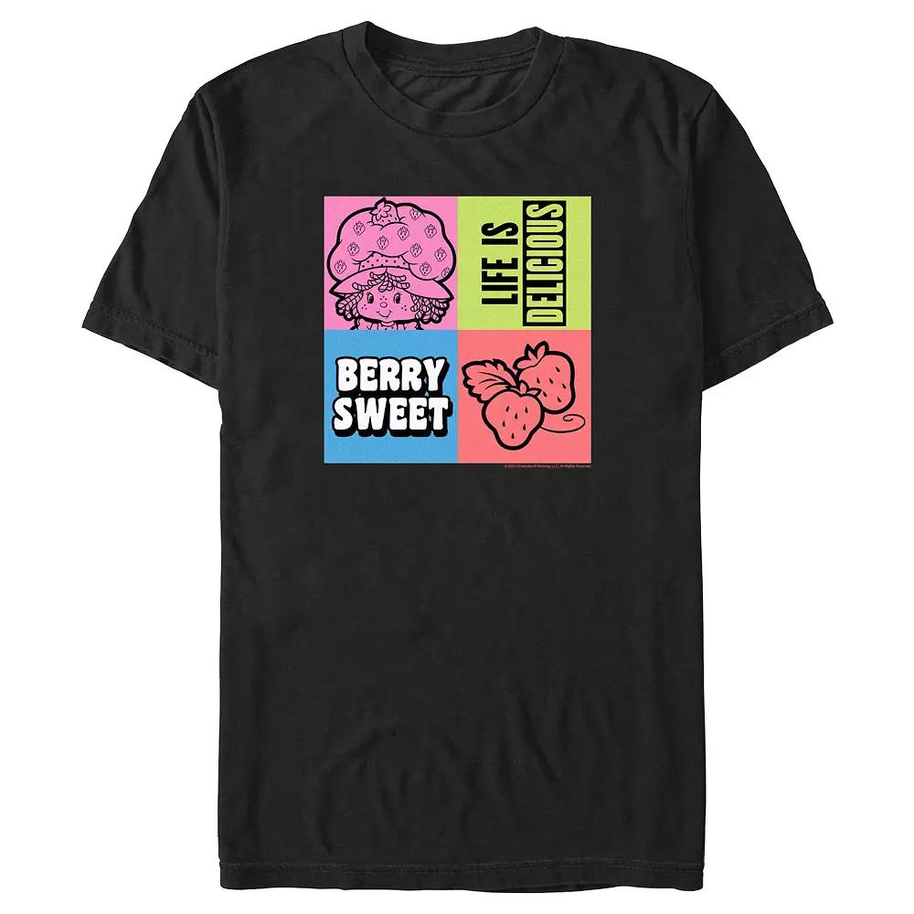 Men's Strawberry Shortcake Life Is Delicious Graphic Tee,  Product Image