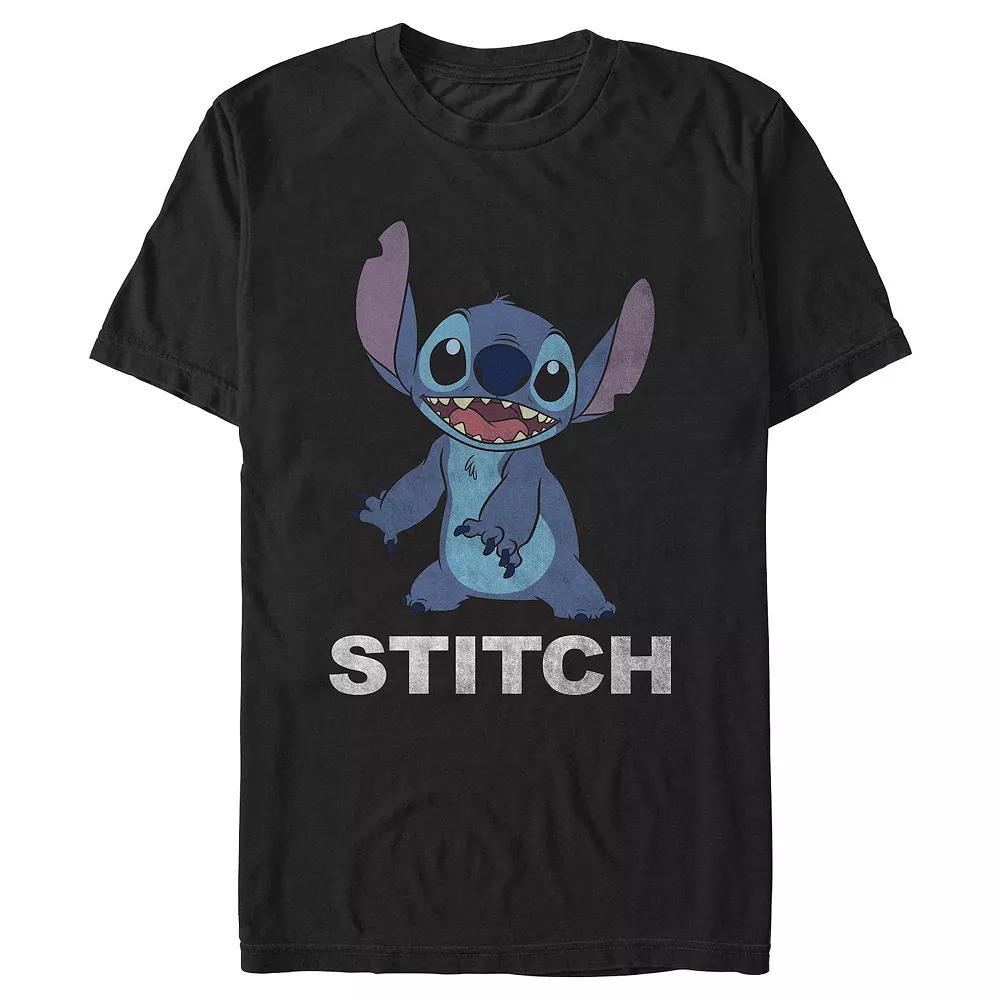 Disney's Lilo & Stitch Happy Stitch Men's Graphic Tee,  Product Image
