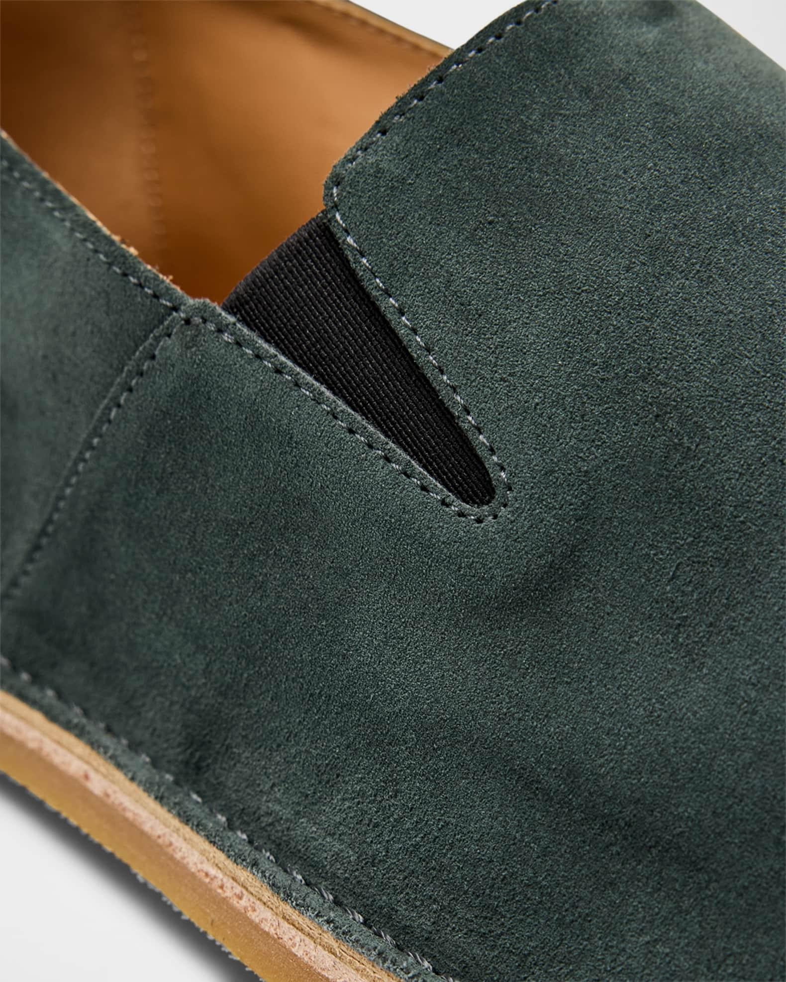 Men's Leather Slip-On Espadrilles Product Image