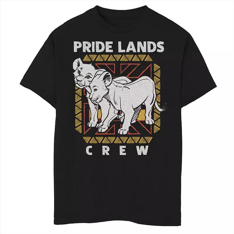 Disney's The Lion King Men's Simba & Nala Pride Lands Crew Graphic Tee,  Product Image