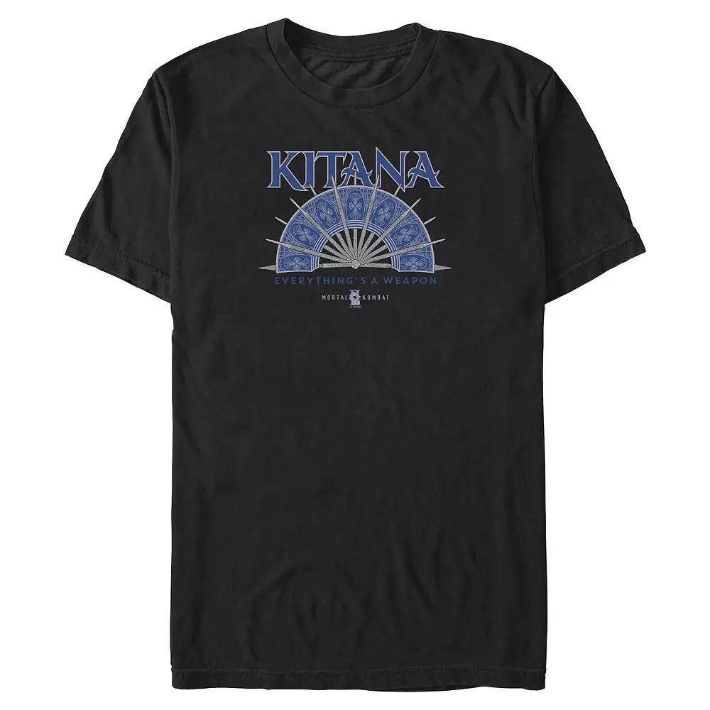 Big & Tall Mortal Kombat 2 Kitana's Deadly Fan Graphic Tee, Men's,  Product Image