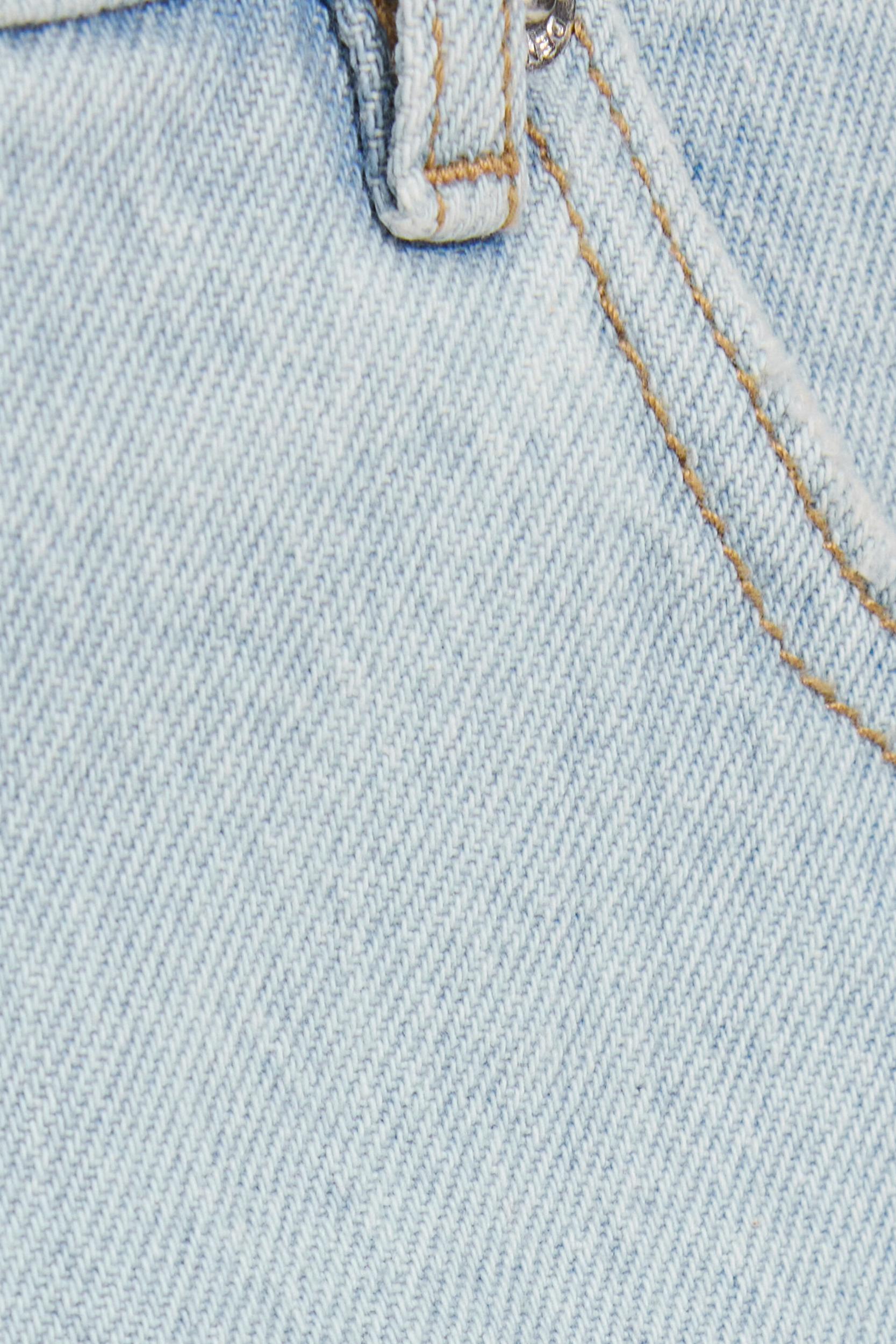 Denim Relaxed A-Line Shorts Product Image