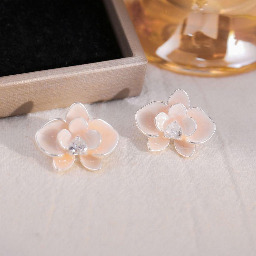 Flower Rhinestone Ear Stud Product Image
