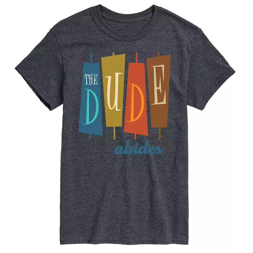 Big & Tall The Big Lebowski Retro Dude Abides Tee, Men's,  Product Image