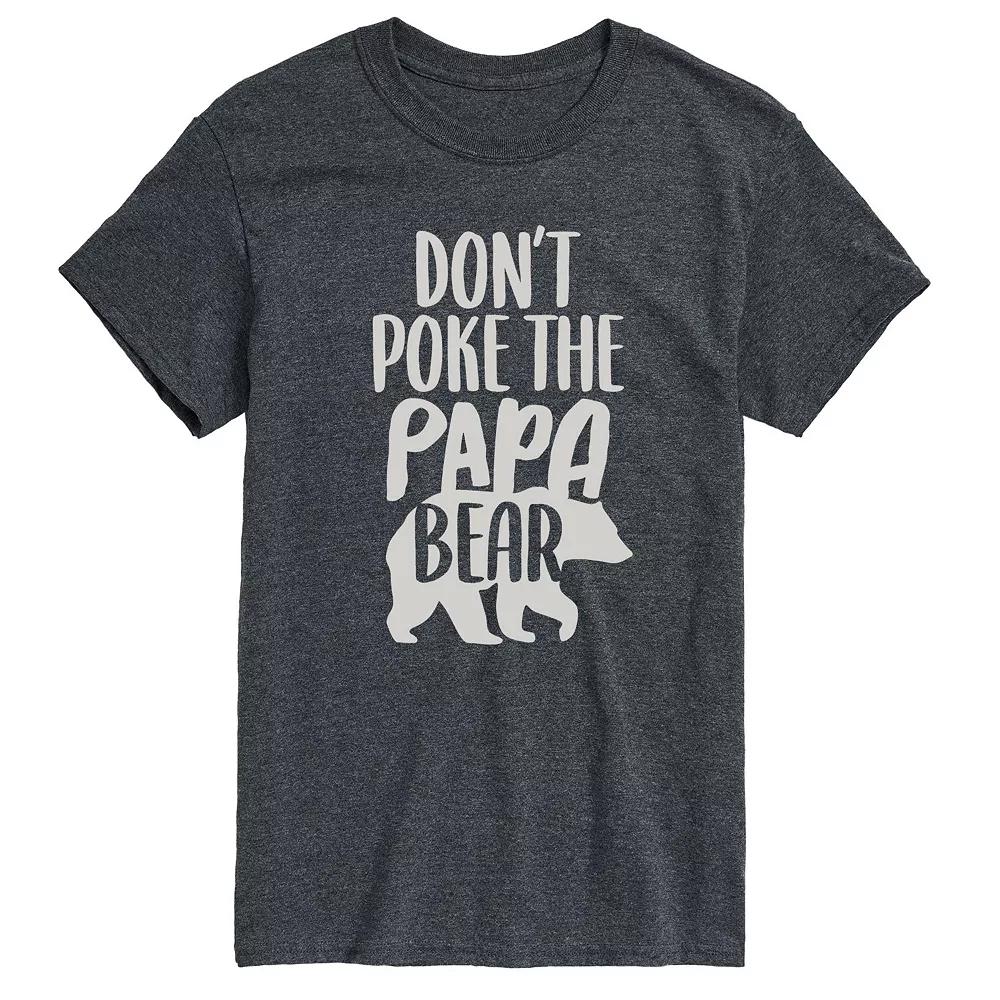 Men's Don't Poke The Papa Bear Tee,  Product Image