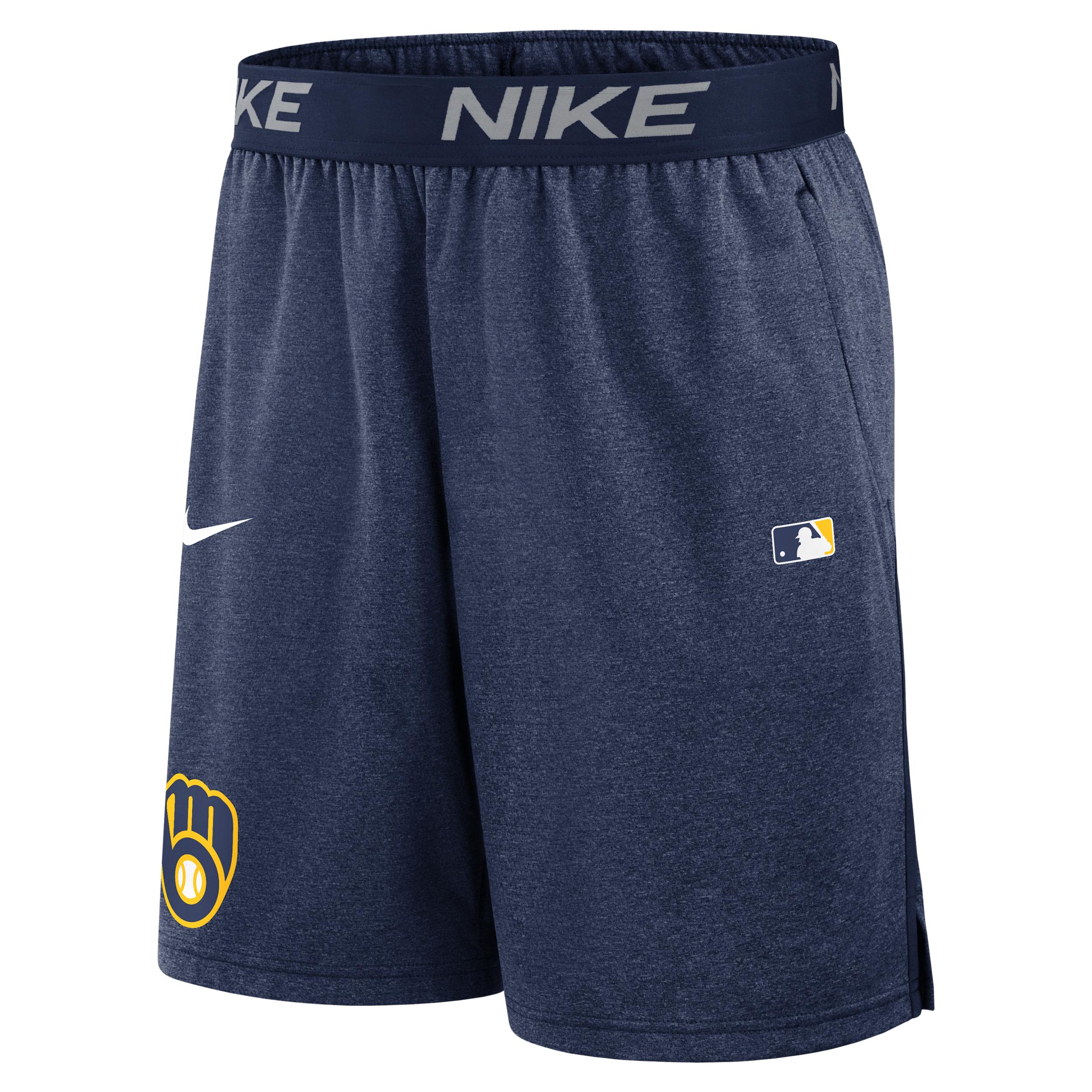 Atlanta Braves Authentic Collection Nike Mens Dri-FIT MLB Shorts | 015E160NAW-HVB Product Image