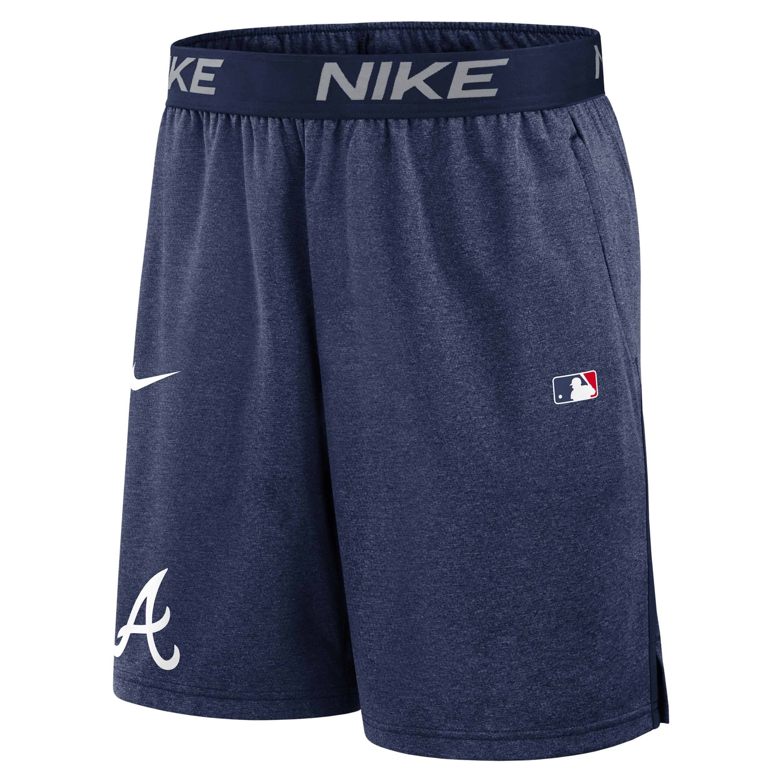 Atlanta Braves Authentic Collection Nike Mens Dri-FIT MLB Shorts | 015E160NAW-HVB Product Image