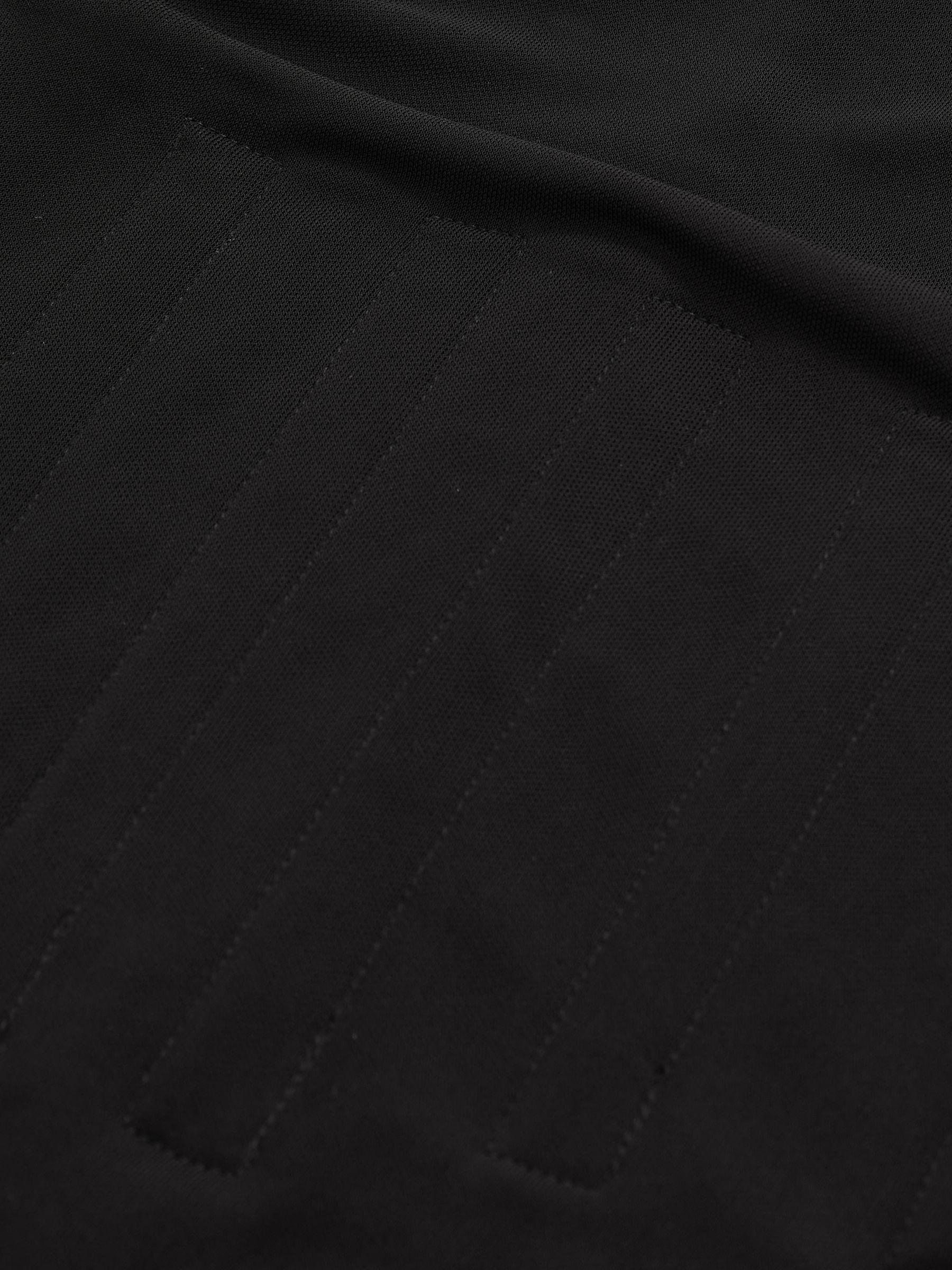 Corset Jersey Mini Dress in Black Product Image