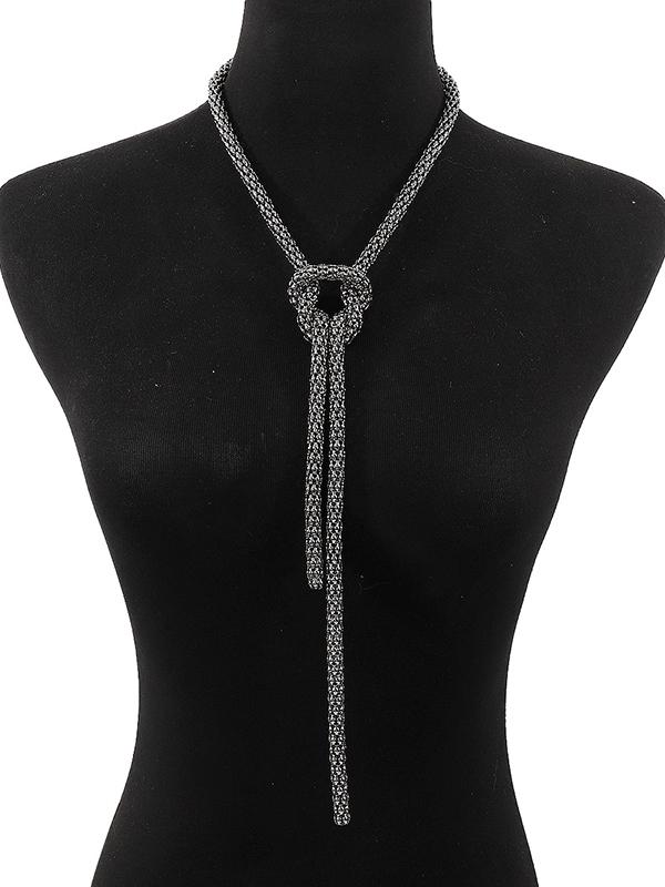 Chains Knot Tasseled Necklaces Accessories Product Image