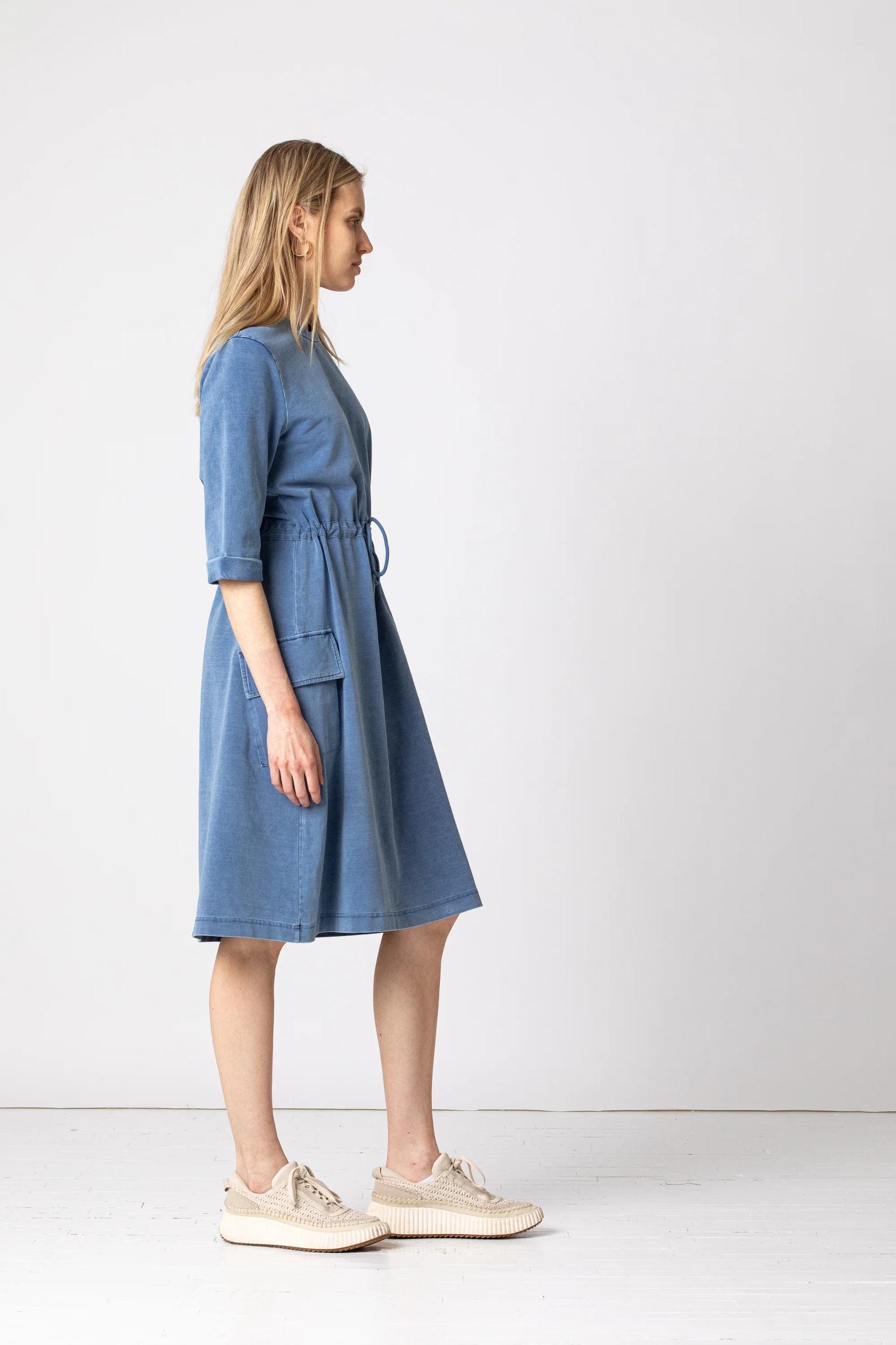 Elara Denim Dress Product Image