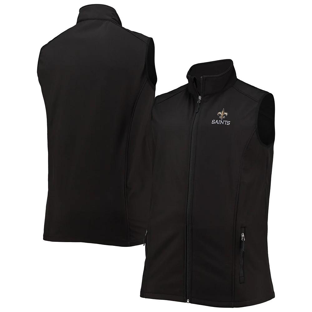 Men's Dunbrooke Black New Orleans Saints Big & Tall Archer Softshell Full-Zip Vest,  Product Image