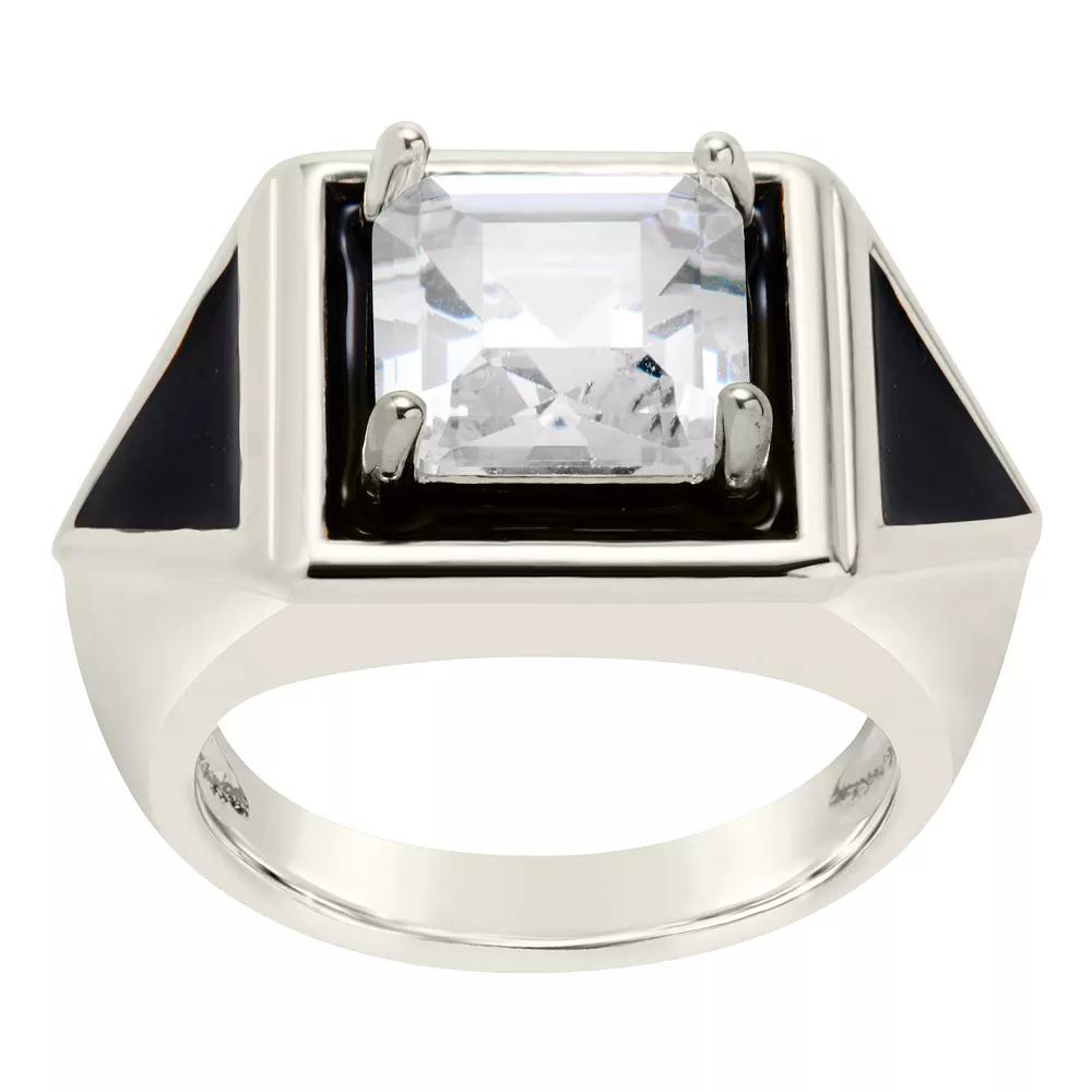 MC Collective Bruna Ring, Women's, Size: 8, Silver Tone Product Image