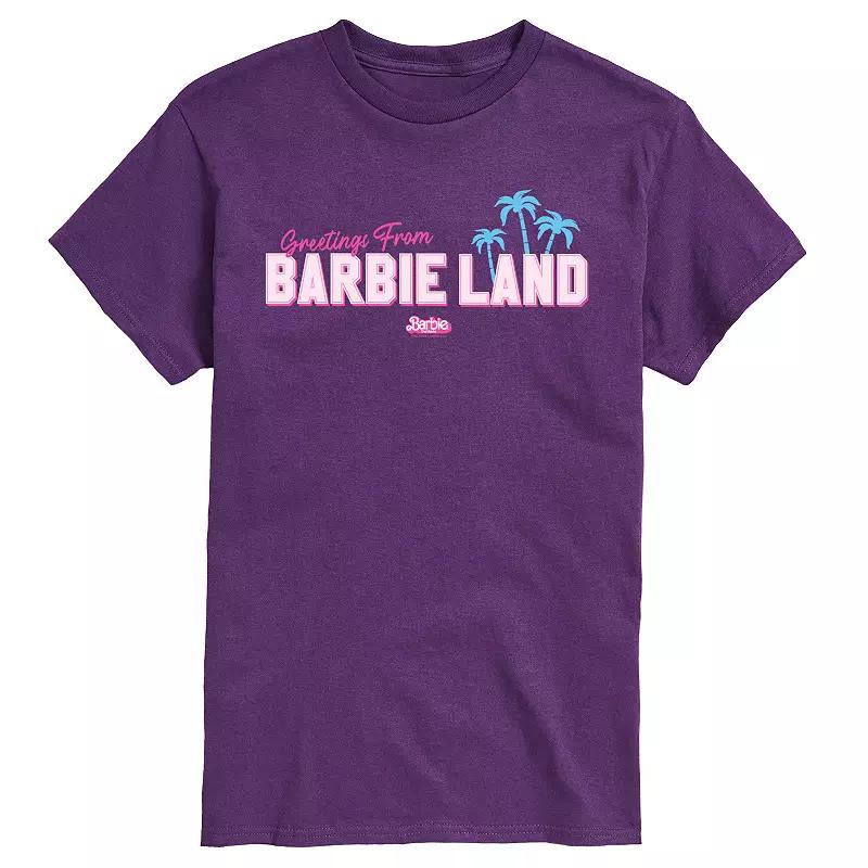Men's Barbie Movie Greetings From Graphic Tee,  Product Image