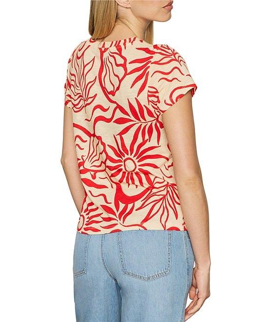 Sanctuary The Perfect Tee Sunny Crew Neck Short Sleeve Top Product Image
