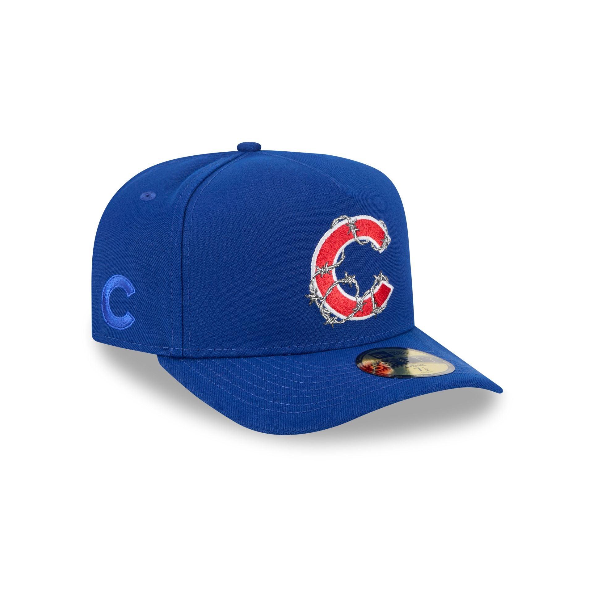 Chicago Cubs Barbed Wire 59FIFTY A-Frame Fitted Hat Male Product Image