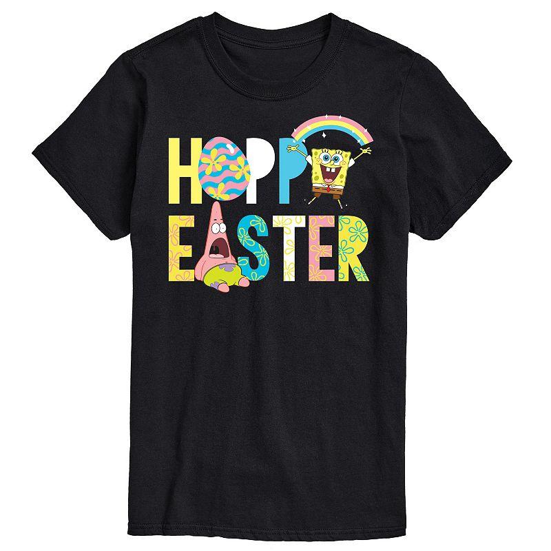 Big & Tall Nickelodeon Spongebob Squarepants Hoppy Easter Icons Graphic Tee, Mens Product Image