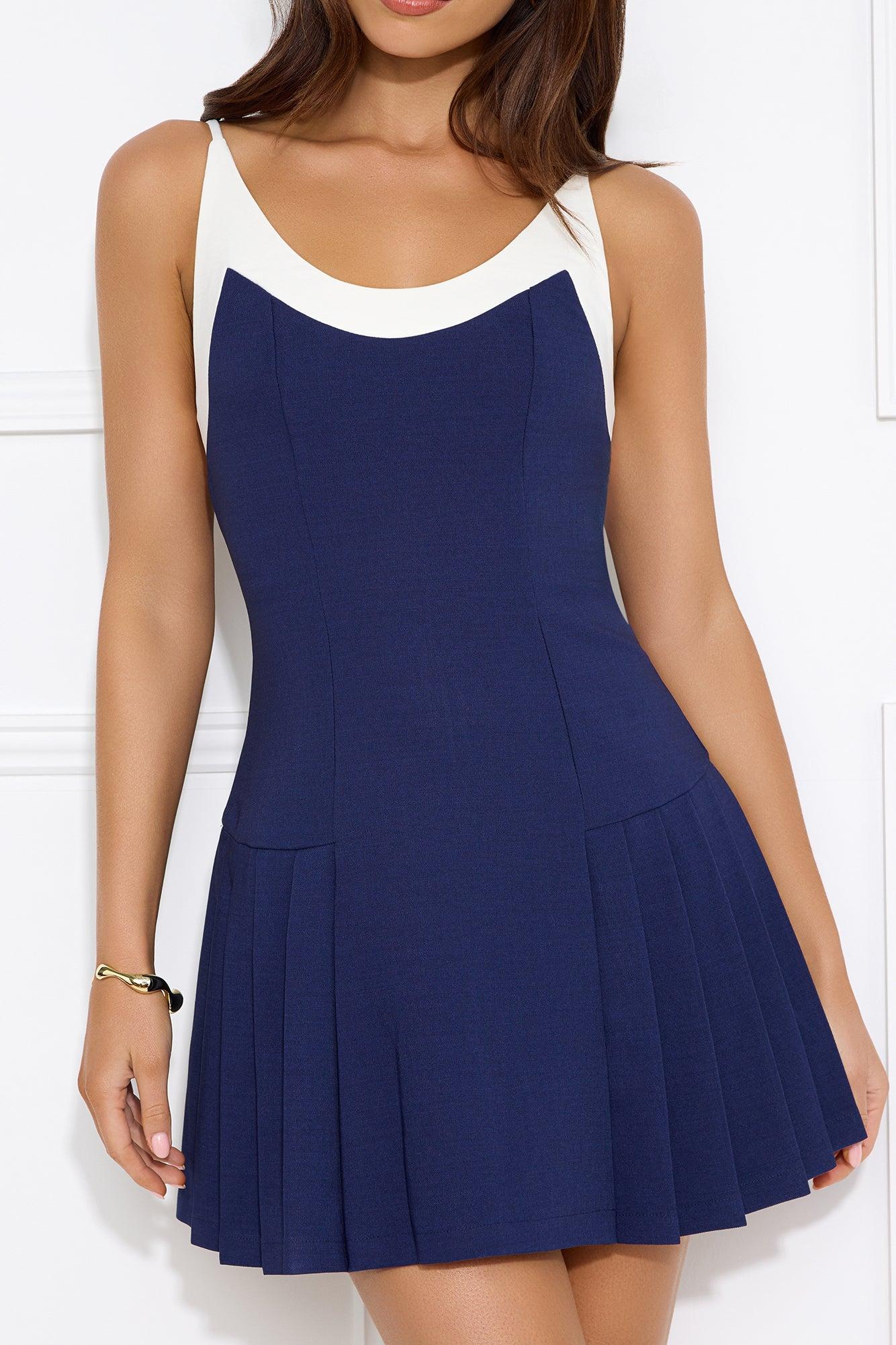 Ace The Game Romper Navy Product Image