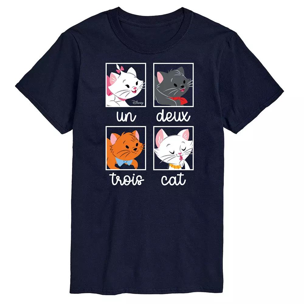 Disney Men's Un Deuz Trois Cat Graphic Tee,  Product Image