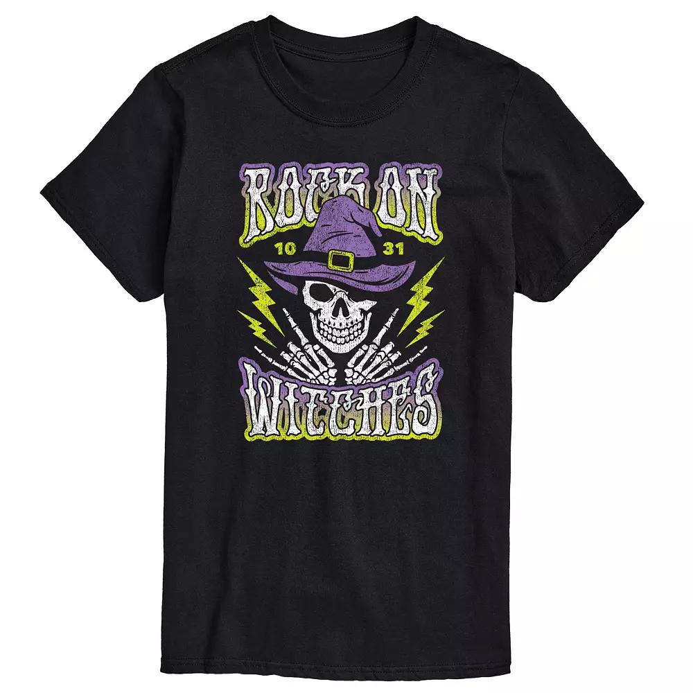 Big & Tall Rock On Witches Graphic Tee, Men's,  Product Image